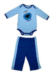 Sesame Street Jim Henson Cookie Monster Toddler Pants Baby Creeper: Clothing