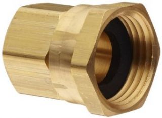Dixon BAS974 Brass Fitting, Swivel Adapter, 3/4" GHT Female x 1/2" NPTF Female, Box of 100: Industrial Hose Fittings: Industrial & Scientific