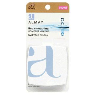 Almay Line Smoothing Compact Makeup with SPF 15, Honey 320, 0.35 Ounce Packages (Pack of 2)  Foundation Makeup  Beauty