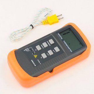 Digital Thermometer K Type Thermocouple Sensors DM6801B,  50C to 1300C ( 58F to 1999F): Home Improvement