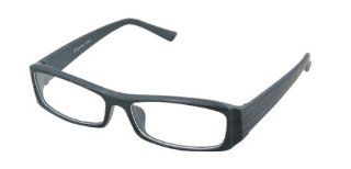 Unisex Wood Grain Style Plastic Full Rim Clear Lens Glasses: Home Improvement
