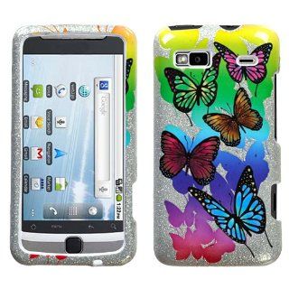 HTC G2 Butterfly Garden (Sparkle) Phone Protector Cover Case Cell Phones & Accessories