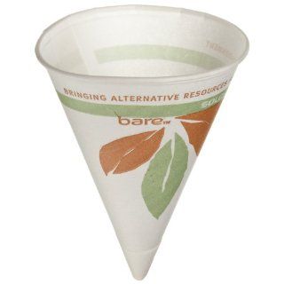 SOLO 4BR 4 Oz. Paper Cone Water Cup White (5000 Pack): Industrial & Scientific