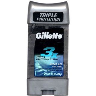 Gillette Anti Perspirant/Deodorant, Clear Gel, Cool Wave, 4 oz.: Home & Kitchen