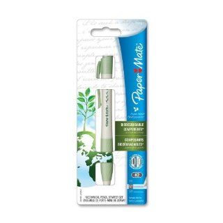 Paper Mate Biodegradable 0.7mm Mechanical Pencil Starter Set, 1 Mechanical Pencil : Office Products