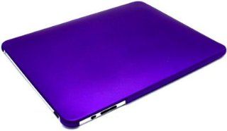 Purple Rubberized Snap on Hard Skin Shell Protector Cover Case for Apple Ipad Tablet Wifi 3g + Lcd Screen Guard: Computers & Accessories