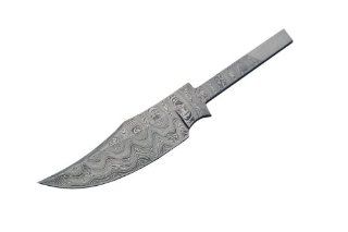 Szco Supplies Damascus Clip Hunter Knife Blade  Hunting Knives  Sports & Outdoors