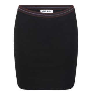 Vero Moda Womens Masai Will Short Skirt   Black      Womens Clothing