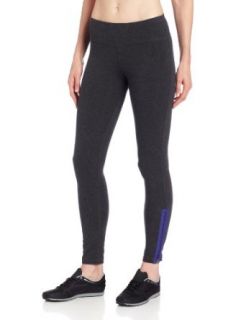 Calvin Klein Performance Women's Legging With Contrast Zipper, Slate Heather/Lapis, Large at  Womens Clothing store: Athletic Leggings