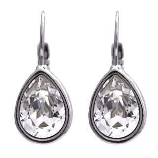 Dyrberg Kern Nadio Crystal SS Earrings, Silver: Jewelry
