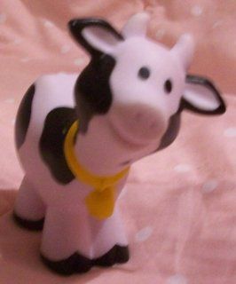 Fisher Price Little People Farm Barn Cow Replacement Figure Doll Toy: Toys & Games