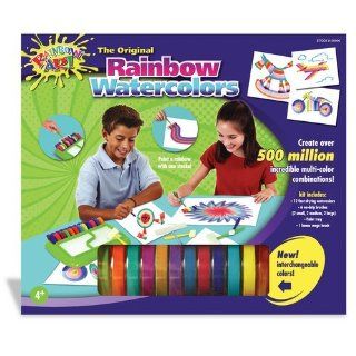 Rainbow Art: Rainbow Watercolors Activity Set: Toys & Games