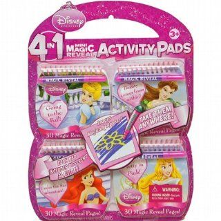 Disney 4 in 1 Princess Magic Reveal Activity Pads: Toys & Games