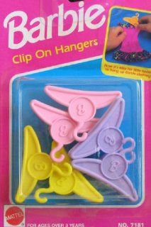 Barbie Clip On Hangers (1992 Arcotoys, Mattel): Toys & Games