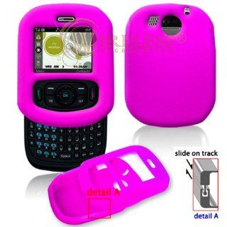Hot Pink Soft Silicone Gel Skin Cover Case for Cricket PCD TXTM8 [Beyond Cell Packaging] Cell Phones & Accessories