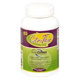 Citri Thin Dietary Supplement, with Super Citrimax Clinical Strength, Complete, 126 tablets: Health & Personal Care