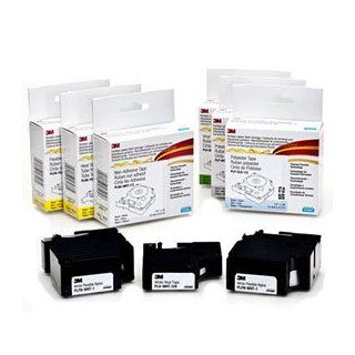 3M Black on White Vinyl Continuous Thermal Transfer Printer Label Cartridge   3/4 in Width   18 ft Length   58460 [PRICE is per EACH]