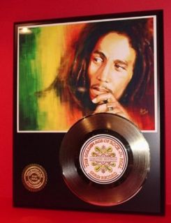 Bob Marley 24Kt Gold Record LTD Edition Display: Entertainment Collectibles