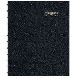 Rediform Blueline 2014 CoilPro MiracleBind Monthly Planner, 17 months (Aug Dec), Black, 11 x 9.0625 Inches, Hard Cover with Twin Wire Binding, with Repositionable Notes Pages (CF1512C.81) : Appointment Books And Planners : Office Products
