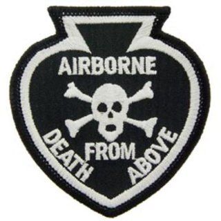 Airborne Death From Above Spade & Skull Patch 3": Patio, Lawn & Garden