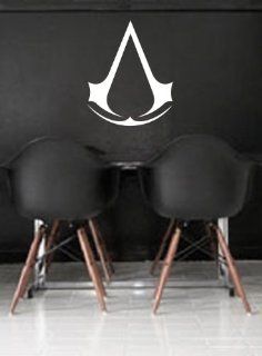 Assassin's Creed Wall Art Sticker Decal Peel and Stick. White   Wall Decor Stickers  