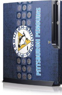 NHL   Pittsburgh Penguins   Pittsburgh Penguins Vintage   Sony Playstation 3 / PS3 Slim (4th Gen)(160/250GB)   Skinit Skin : Sports Fan Video Game Accessories : Sports & Outdoors