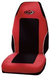 Red And Black R Racing Street Fighter Universal Fit Bucket Seat Cover: Automotive