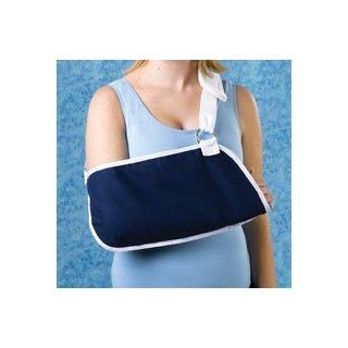 ^Arm Sling, Deep Pocket. Double D Ring W/Hook And Loop Closure. Wide Prevent Sling From Migrating. Maintains Wrist In A Neutral Position. Shoulder Strap W/Shoulder Pad For Added Comfort. Thumb Loop Helps Side Bar Shoulder Adjustment. Small. Each. 1 Ea (: H