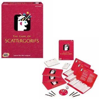 Scattergories the Game of Quickfire Answers Against the Clock: Toys & Games