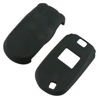 Black Rubberized Protector Case for LG Revere VN150: Cell Phones & Accessories
