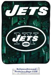 NFL Football New York Jets Blanket 45x60 90% Acrylic!!! Junior Plush Mink Raschel Soft Thick Throw Blanket Almost 50x60 Baby Infant : Sports Fan Throw Blankets : Sports & Outdoors