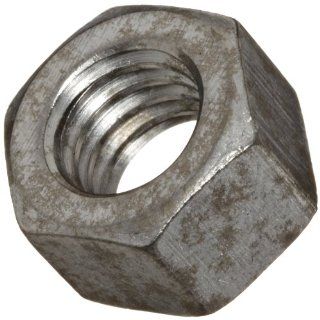 410 Stainless Steel Hex Nut, Plain Finish, ASME B18.2.2, 1/2" 13 Thread Size, 3/4" Width Across Flats, 7/16" Thick (Pack of 5): Industrial & Scientific