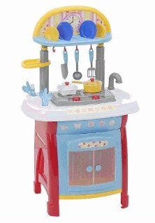 Just Like Home Real Sounds Kitchen   Blue: Toys & Games