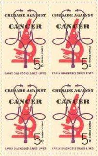Crusade Against Cancer Set of 4 x 5 Cent US Postage Stamps NEW Scot 1263: Everything Else