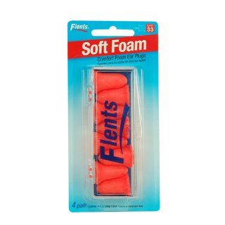 Flents By Apothecary Products, Inc. Flents Soft Foam Ear Plugs, 4 Pair (Pack of 6): Health & Personal Care