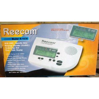 Unique 200 Hours Back up Battery Life Time (Standby), Reecom R 1630C S.A.M.E Weather Alert Radio (Light Grey), Alert Message and Effective Time Count Down Display At a Glance, 25 Event Memories: Electronics