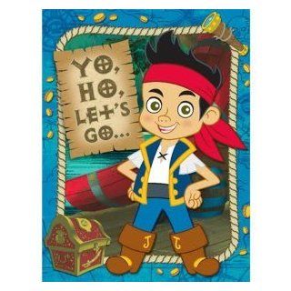 Toy / Game Jake and the Never Land Pirates Invitation ( Dimensions: Approximately 5" x 4" ) w/ Eight Envelops: Toys & Games