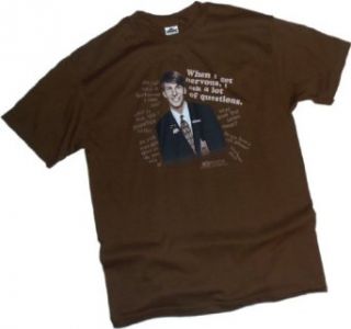 "When I Get Nervous, I Ask A Lot Of Questions."    30 Rock Youth T Shirt: Clothing