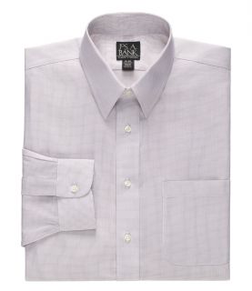 Traveler Tailored Fit Point Collar Pinpoint Microcheck Dress Shirt by JoS. A. Ba