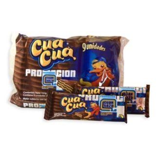 Cua Cua Chocolate Wafer Cookies (9 pieces   0.63 oz/18 gr each) : Grocery & Gourmet Food