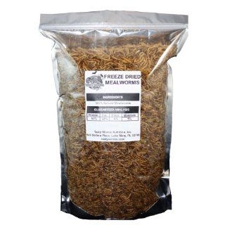 3 Lbs Freeze Dried Mealworms Approximately 48, 000 Mealworms : Pet Food : Pet Supplies