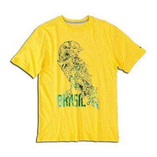 Nike Brasil Graphic T Shirt YELLOW: Clothing