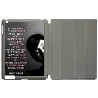 I Believe in Pink Audrey Hepburn Quotes Grey Smart Case Cover for All Ipad,ipad 2, Ipad 3 , Ipad 4 New Ipad ,Custom Personalized Cases.: Cell Phones & Accessories