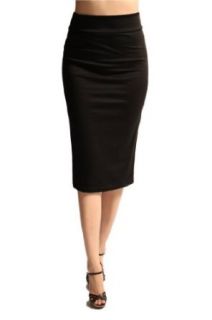 Azules Women's Ponte Roma From Office Wear to Below Knee Pencil Skirt at  Womens Clothing store