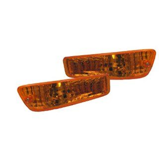 92 93 Acura Integra Bumper Lights   Amber   1 Pair (Both Driver and Passenger Sides) (1992 1993): Automotive