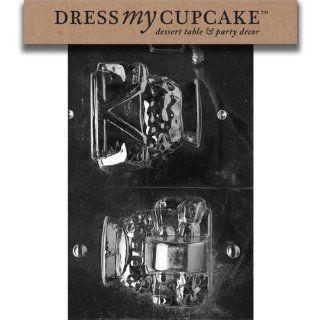 Dress My Cupcake DMCC067 Chocolate Candy Mold, Soldier Hollow, Christmas: Candy Making Molds: Kitchen & Dining