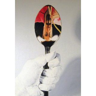 Art: Self portrait In Spoon : Oil : Nick D'Angelo