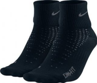 NIKE Anti Blister Lightweight Quarter Running Socks (2 Pair), White, US9 12: Shoes