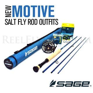 Sage Motive 1090 4 Fly Rod Outfits (9'0" 10wt 4pc) : Fly Fishing Rod And Reel Combos : Sports & Outdoors