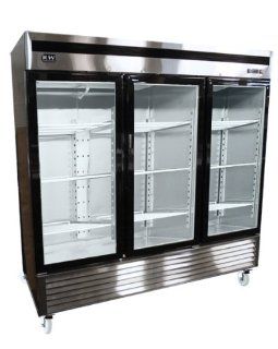 RW Kitchen Equipment Glass Door 3 Door Freezer: Kitchen & Dining